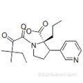 (S) -3- (pyridine-3-yl) propyl-1- (3,3-diméthyl-2-oxo-pentanoyl) pyrrolidine-2-carboxylate CAS 186452-09-5